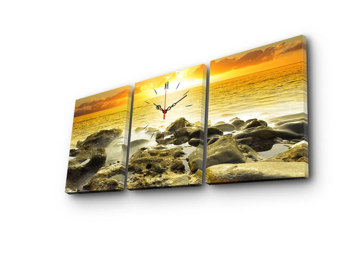 Wallity Reloj de Pared Decorativo de Lienzo 3P3040CS-29 (3 Piezas) Wallity Reloj de Pared Decorativo de Lienzo 3P3040CS-29 (3 Piezas)